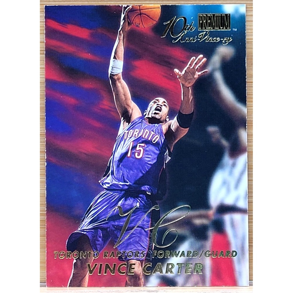 2000-01 FLEER PREMIUM VINCE CARTER ANNI-VINCE-RY 1998-1999